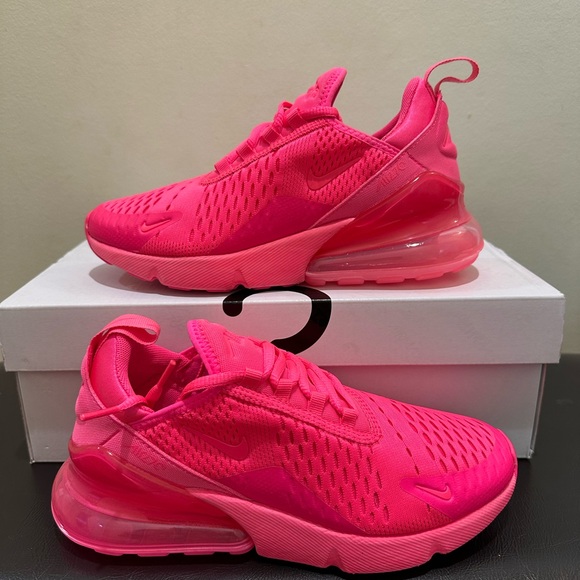 NIB Women's Nike Air Max 270 Triple Hyper Pink Bubblegum FD0293 600 - Picture 5 of 7